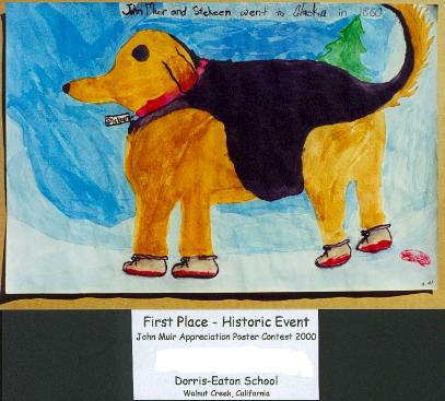First Place Historical Event Category John Muir Poster Contest 2000