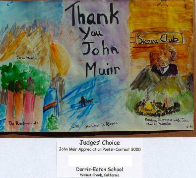 Judges Choice Quotation Category John Muir Poster Contest 2000