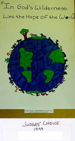 Judge's Choice Quotation Category  1999 John Muir Poster Contest 1999